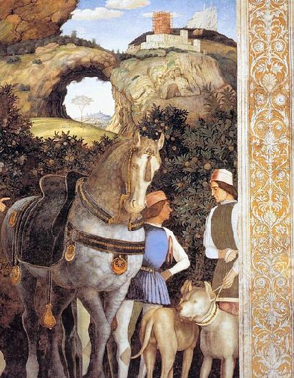 Andrea Mantegna Suite of Cardinal Francesco China oil painting art